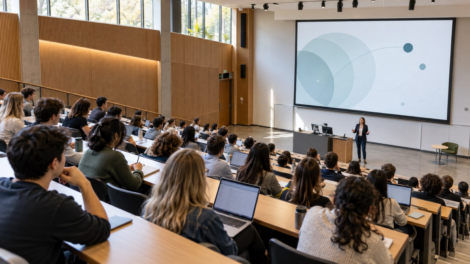 University lecture theatre